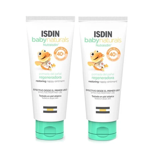 Isdin Babynaturals Crema Pañal Regeneradora 2x50ml