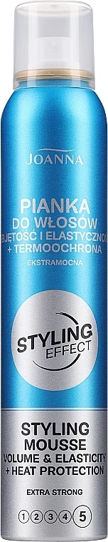 Mousse elasticizzante e volumizzante per capelli
