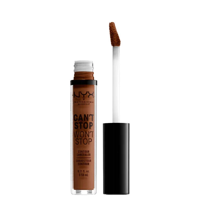 Nyx Can't Stop Won' t Stop Correttore contorno copertura totale Mocha 3,5 ml