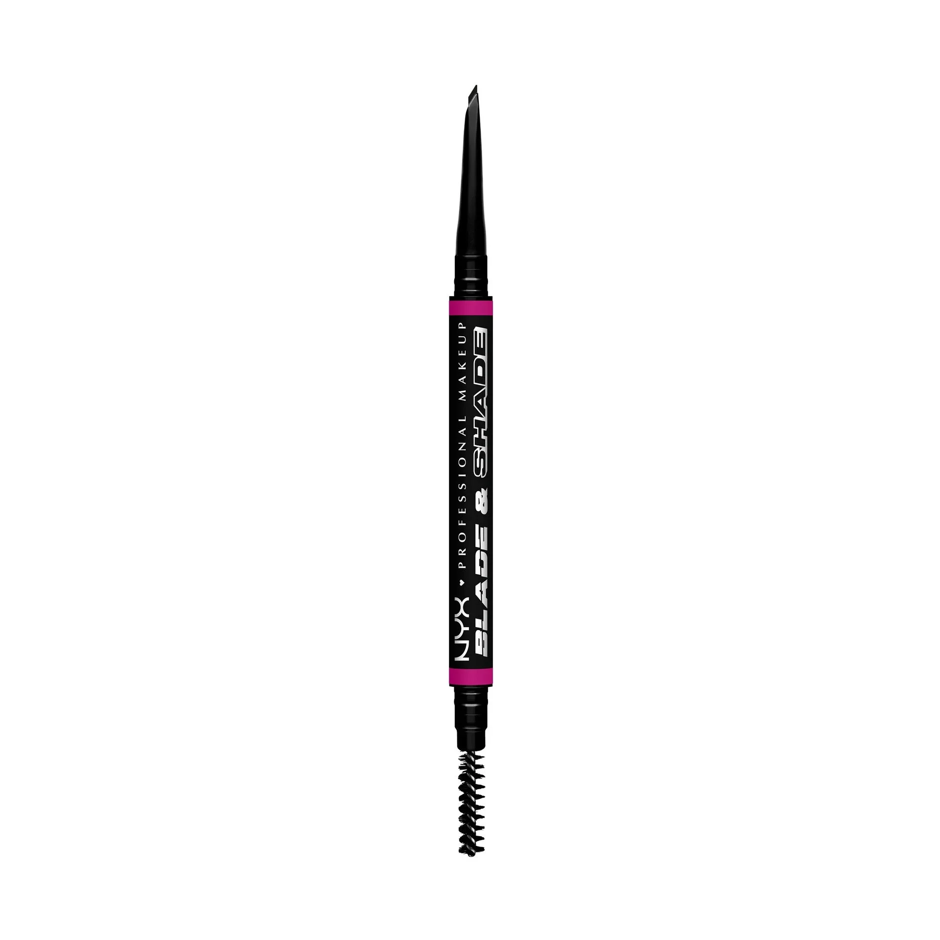 NYX Professional Makeup Blade & Shade matita per sopracciglia con spazzolino colore nero 0,06 g