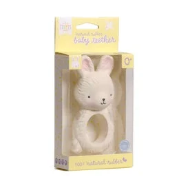 A Little Lovely Company Teething Ring Bunny 1ud