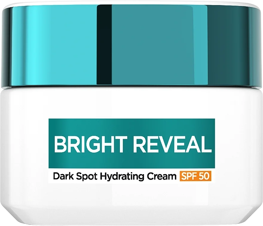 Crema idratante depigmentante con SPF 50