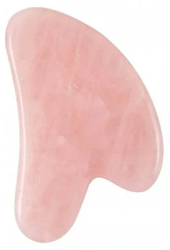 Massaggiatore viso "Gua Sha", quarzo rosa
