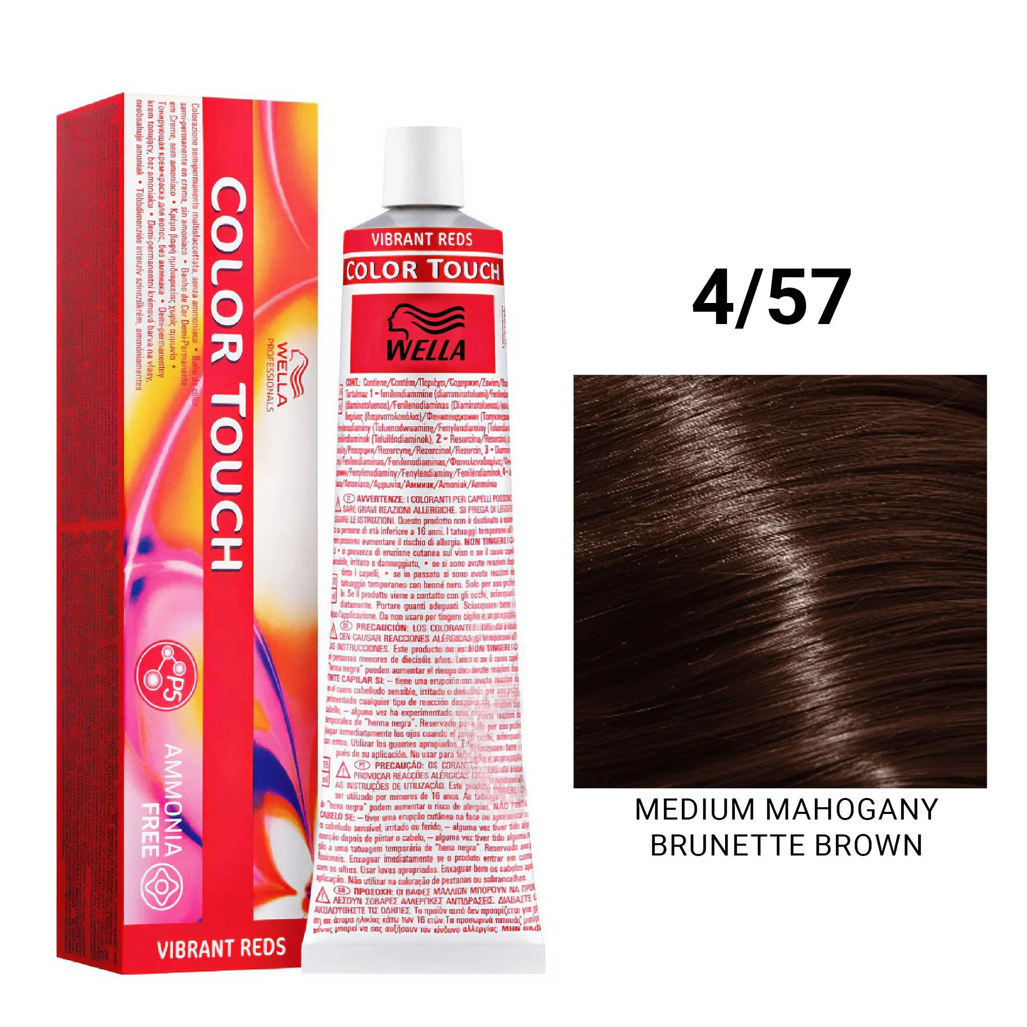 Wella Ct Vibrant Reds 4-57 60 ml We, Multilang