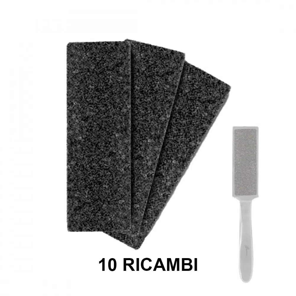 Strisce Abrasive di Ricambio per Raspa Pedicure in Acciaio – Set da 10 Pz