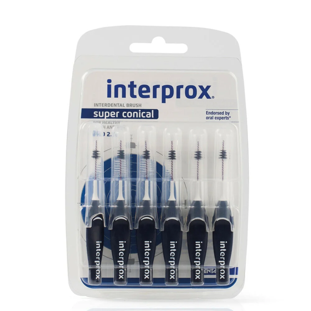 Interprox Super Conical spazzoline interdentali 2.0 mm 6 pezzi