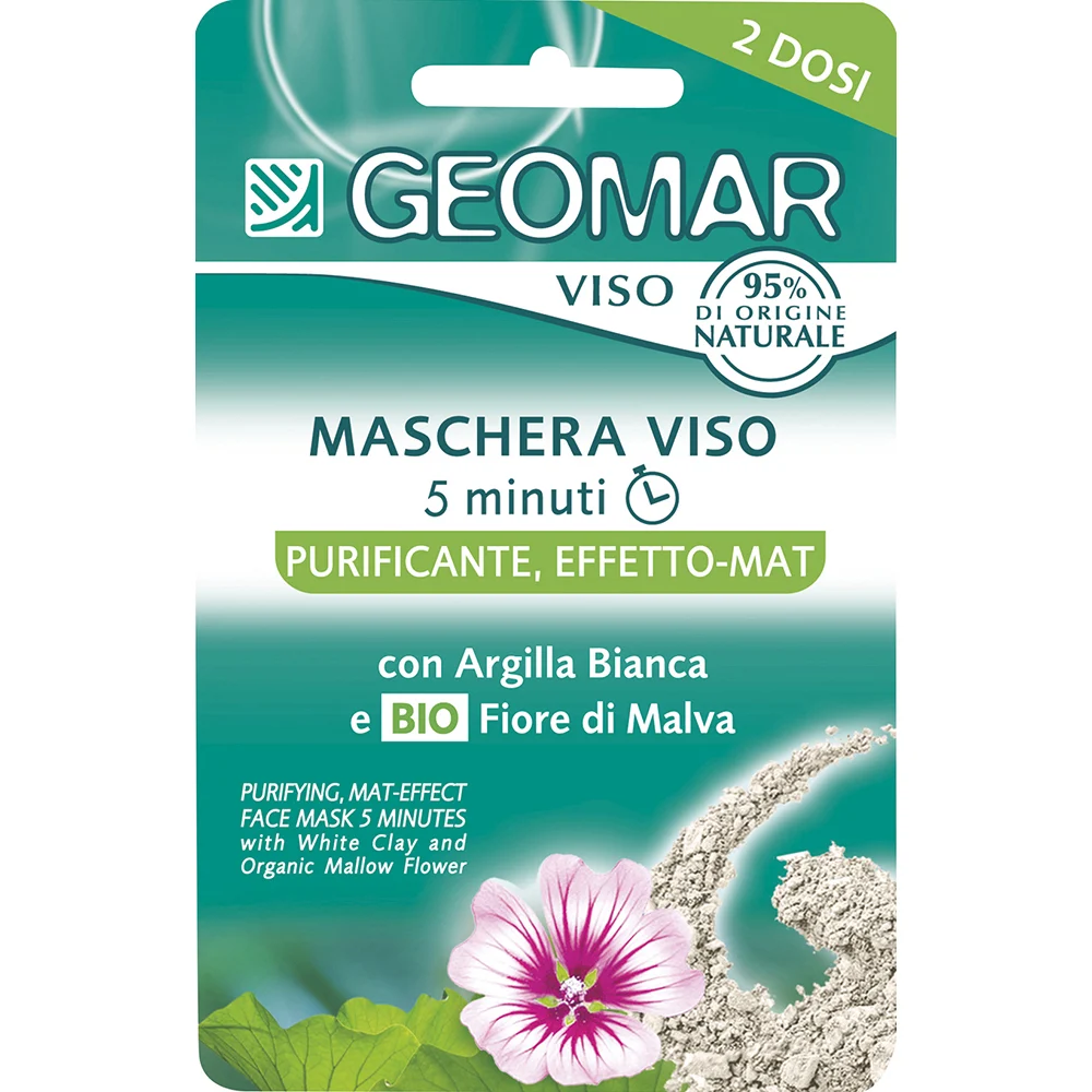 GEOMAR Maschera Viso Purificante Effetto Mat