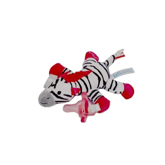Dr. Browns Pack Plush Zebra + succhietto in silicone
