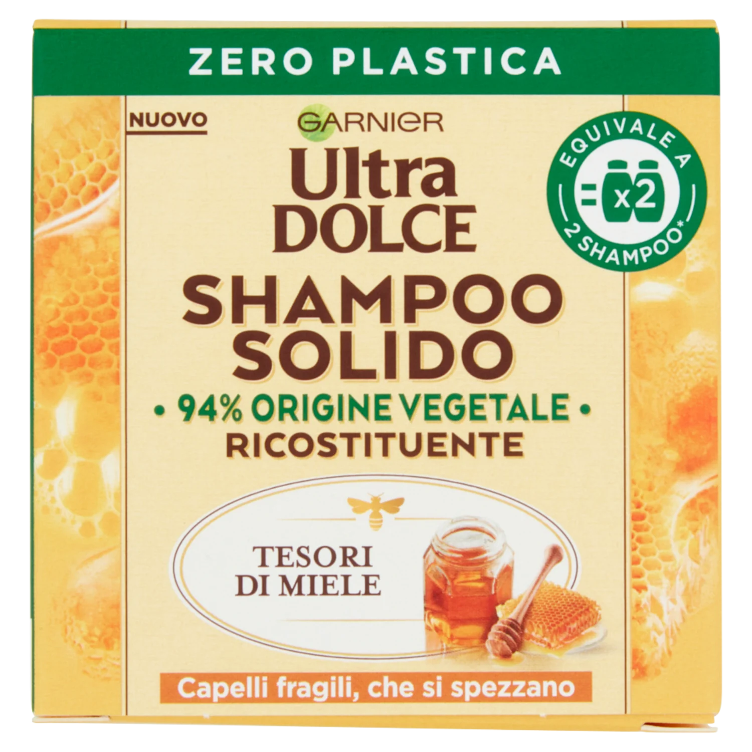 Ultra Dolce Shampoo Solido Tesori di miele