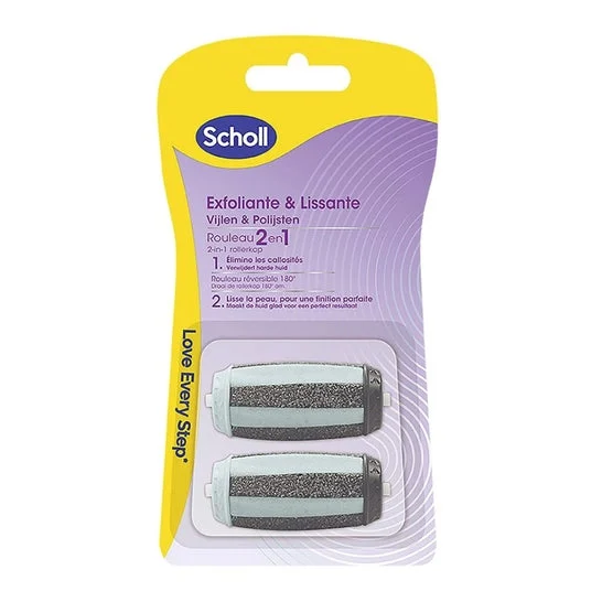 Scholl Velvet Exfoliante & Lissante Râpe Électrique Recharg 2uts