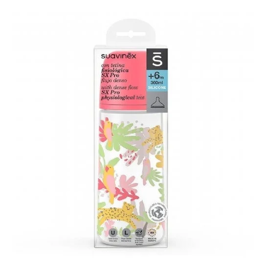 Suavinex Physio Silic Sx Pro L biberon +6M 360ml