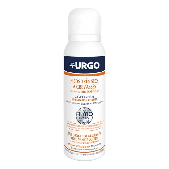 Urgo Crème En Mousse Pieds Très Secs À Crevassés 125ml