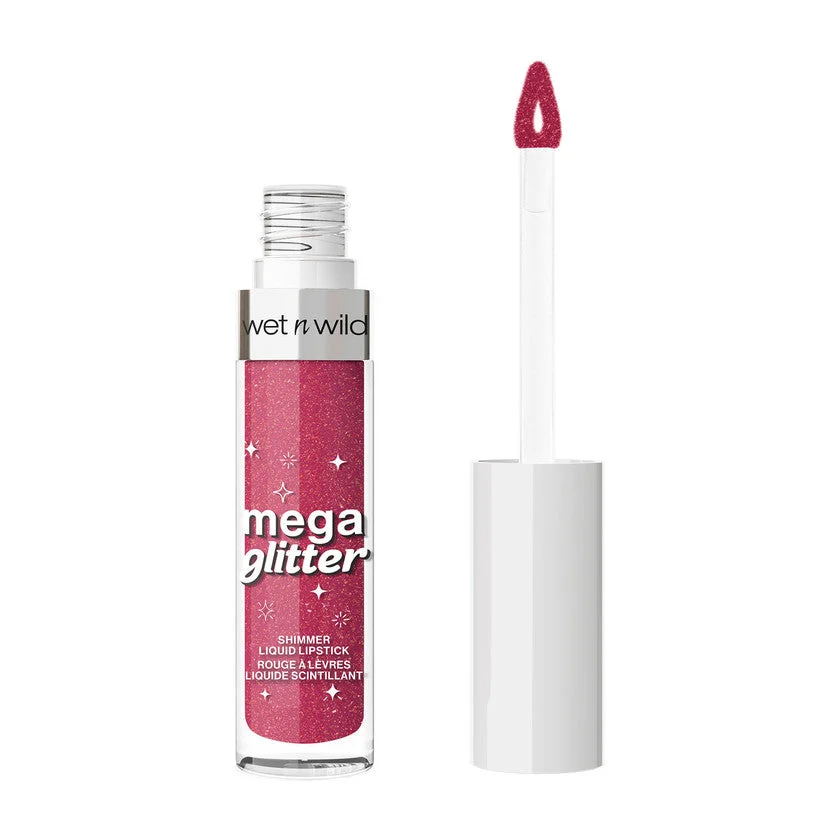 Wet n wild Mega Glitter Shimmer Liquid Rossetto Pink future