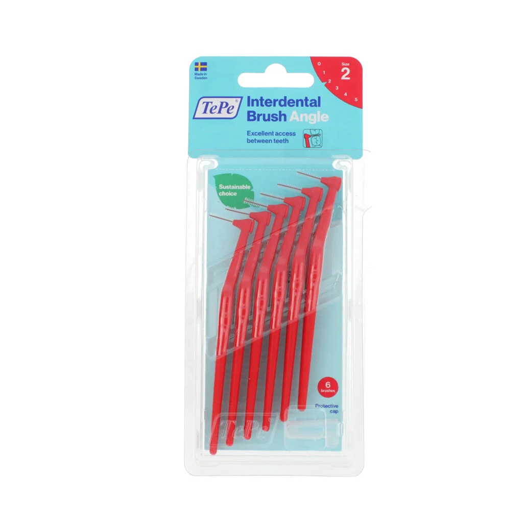 Spazzolini interdentali TePe Angle 2 rossi (0,5 mm) 6 pz