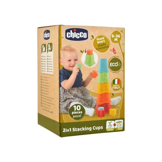 Chicco 2 in 1 Stacking Cups 1 Unità