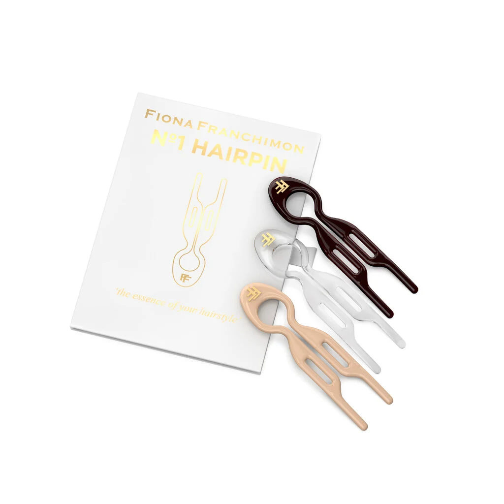 Fiona Franchimon Nº 1 Hairpin London Collection (Brown, Transparent, Soft Beige) 3 pz