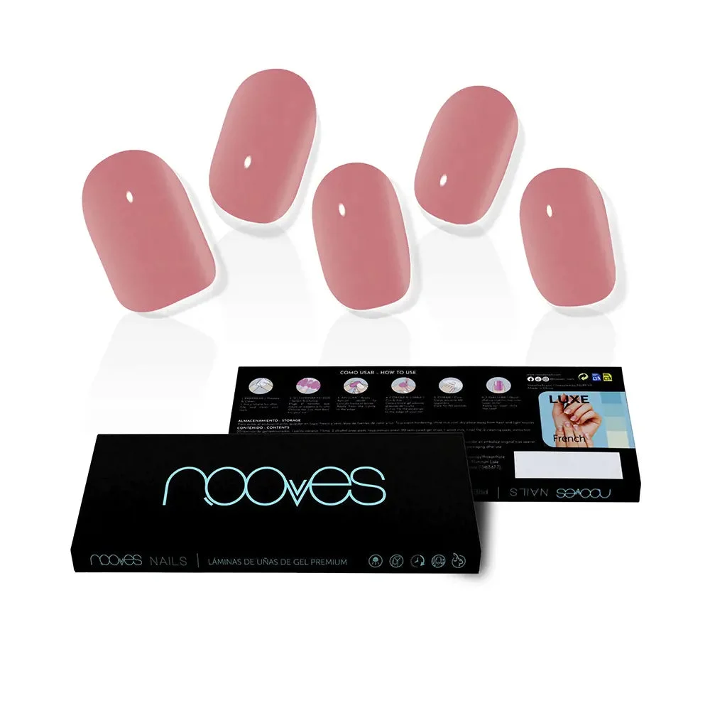 Nooves Lamine Unghie Gel Dusty Rose Premium Glam Cat Eye 20 U