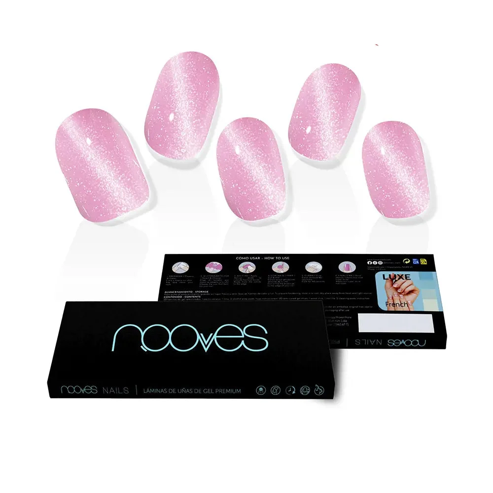 Nooves Lamine Unghie Gel Afrodite Premium Glam Cat Eye 20 U