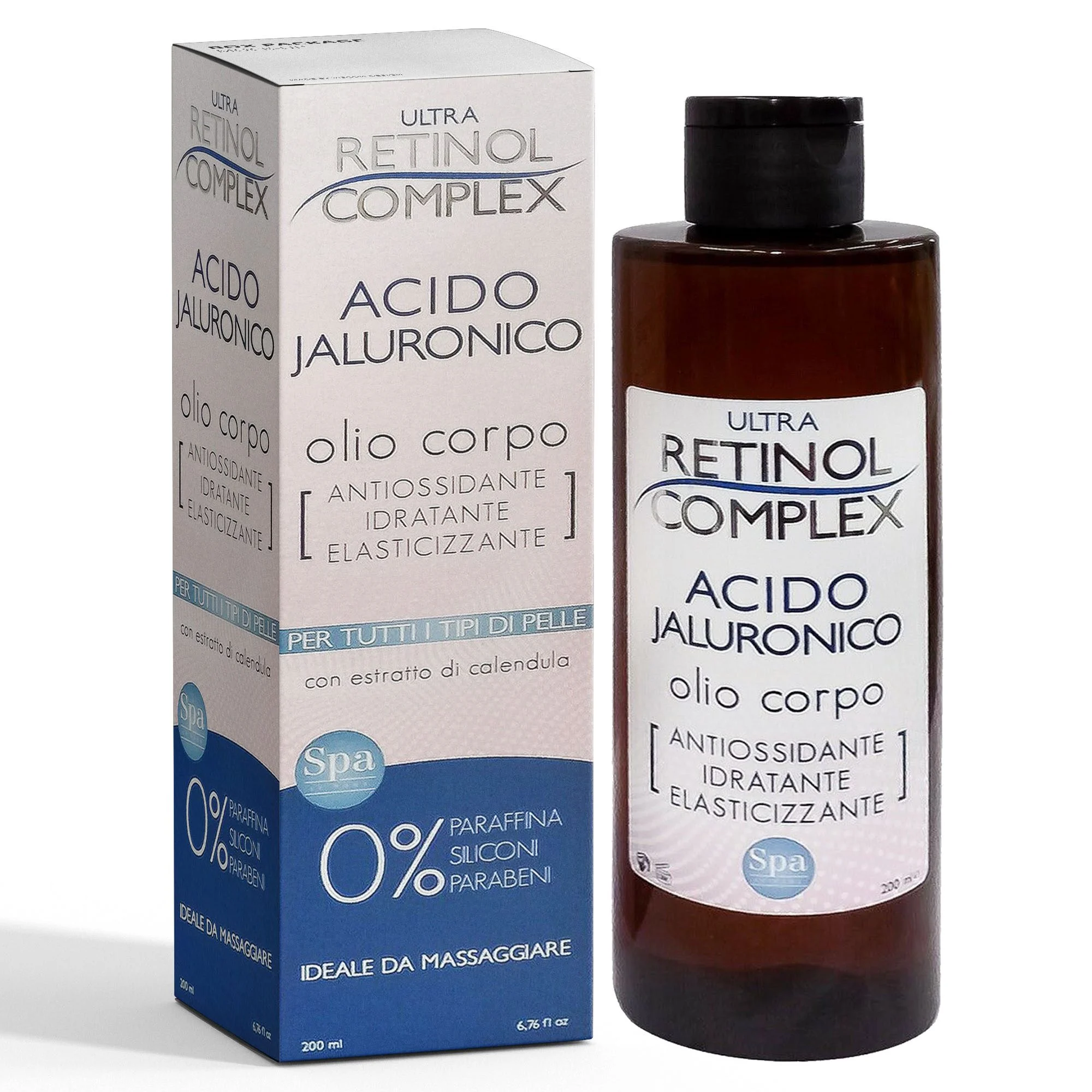 Ultra Retinol Complex Olio Corpo Acido Jaluronico – 200ml