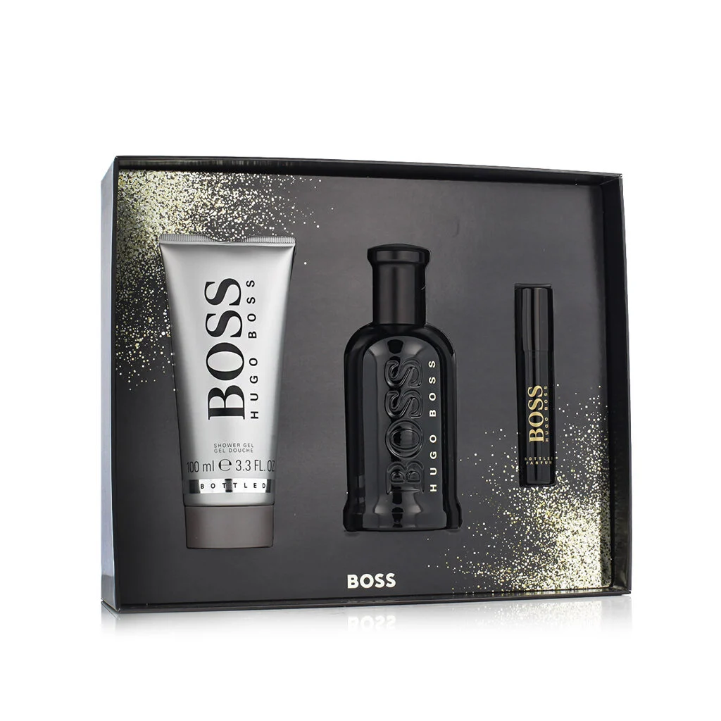 Hugo Boss Boss Bottled Parfum 100 ml + Parfum MINI 10 ml + gel doccia 100 ml