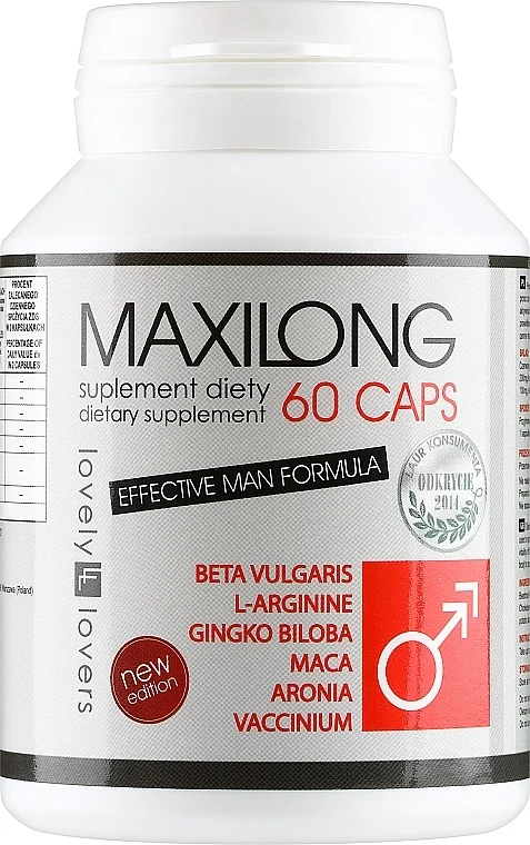 Capsule per il sostegno dell'erezione