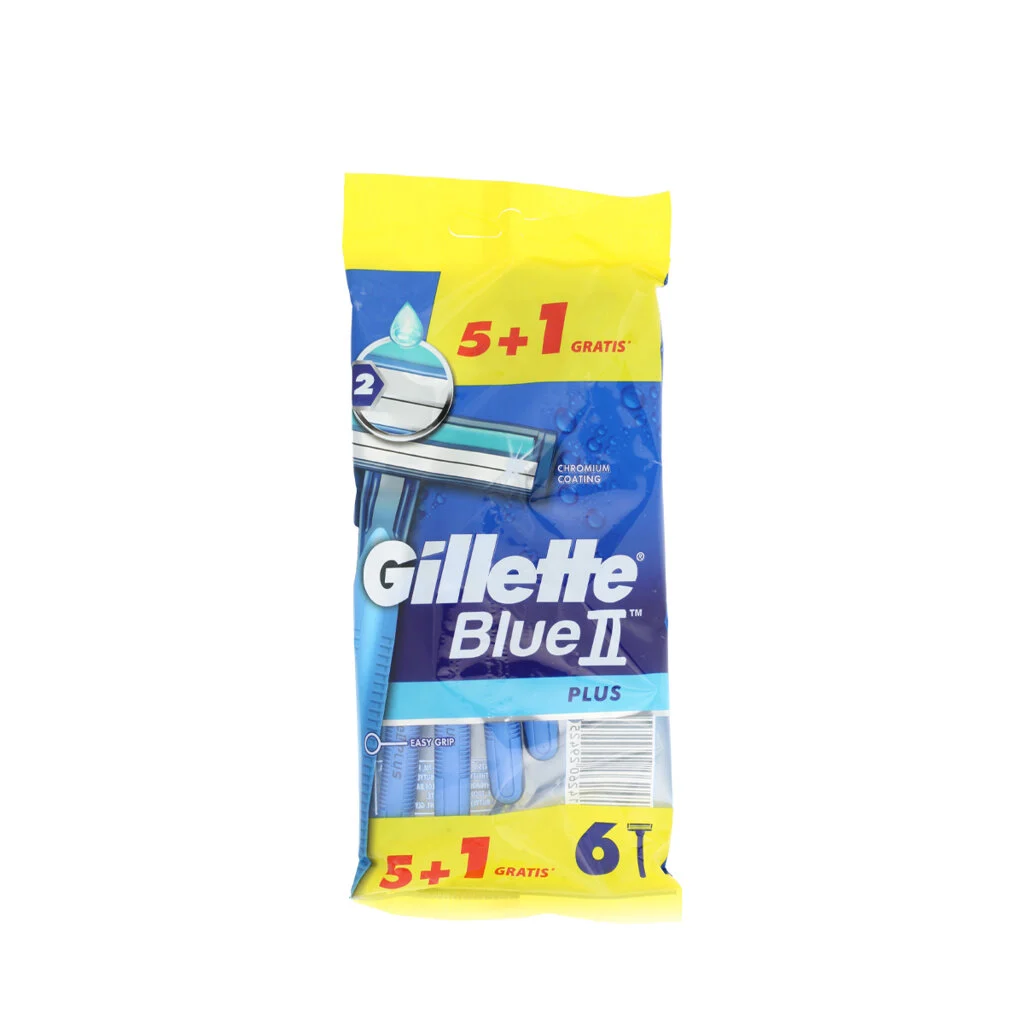 Gillette Blue II Plus Einwegrasierer 6 pz. M