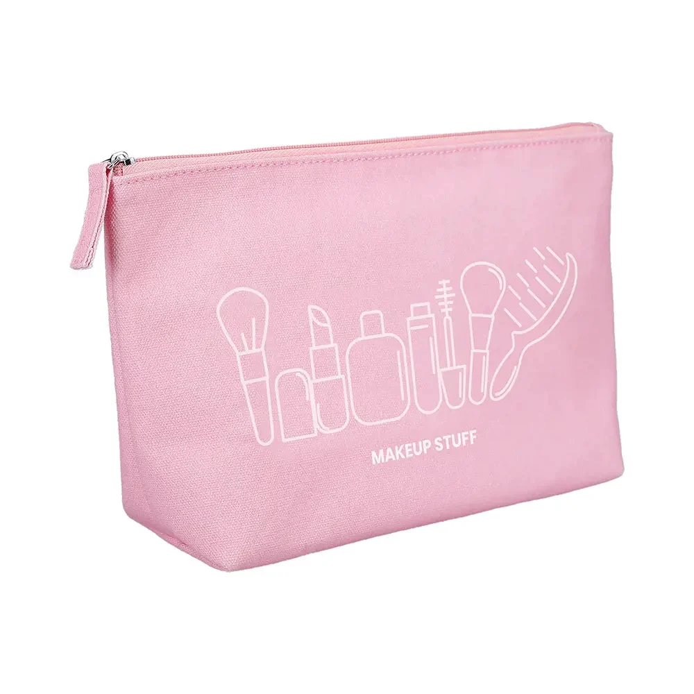 Beauty case Ilu Ilū in cotone rosa 1 U