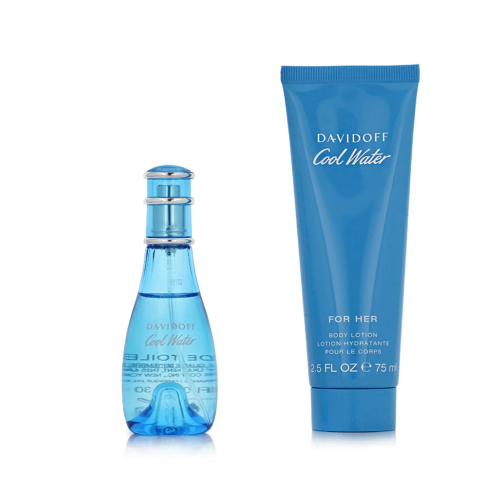 Davidoff Cool Water for Women EDT 30 ml + Latte corpo 75 ml