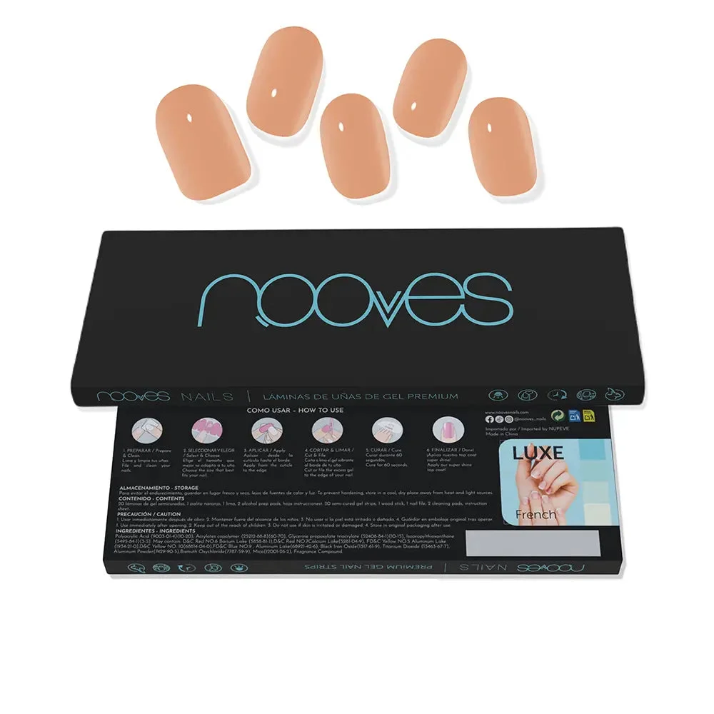 Nooves Lamine Unghie Gel Premium Luxe Cru Au Soleil 20 U