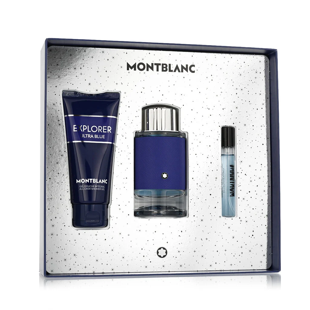 Montblanc Explorer Ultra Blue EDP 100 ml + EDP MINI 7,5 ml + Gel doccia 100 ml
