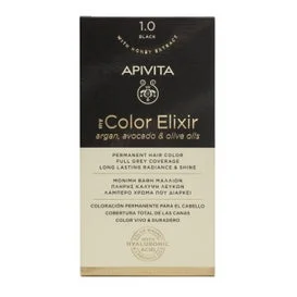 Tinta colore permanente Apivita 1 nero 1 pz