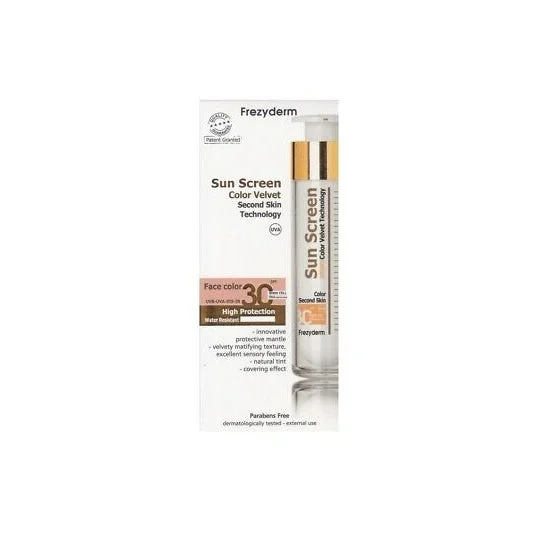 Frezyderm Sun Screen Velvet Spf30 Facial 50ml