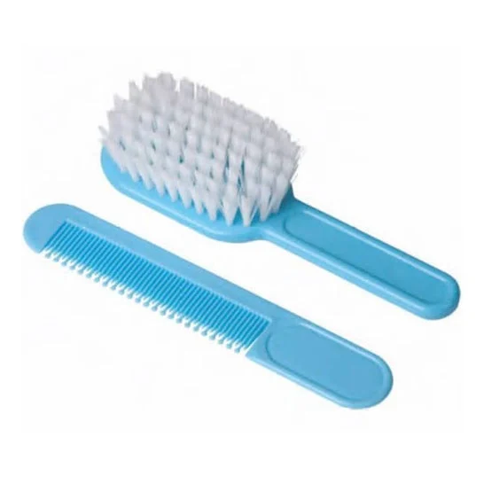 Eurostil Baby Soft Brush Blue 1U + Pettine 1U.