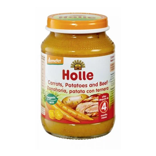 Holle Patate Carote con Manzo +4M 190g