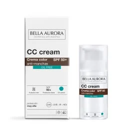Bella Aurora CC Cream Oil Free Antimanchas SPF50 30ml