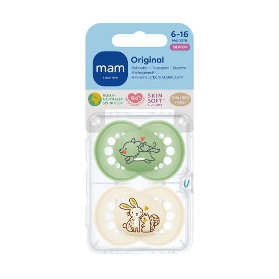 Ciuccio Mam Colore naturale -6 mesi