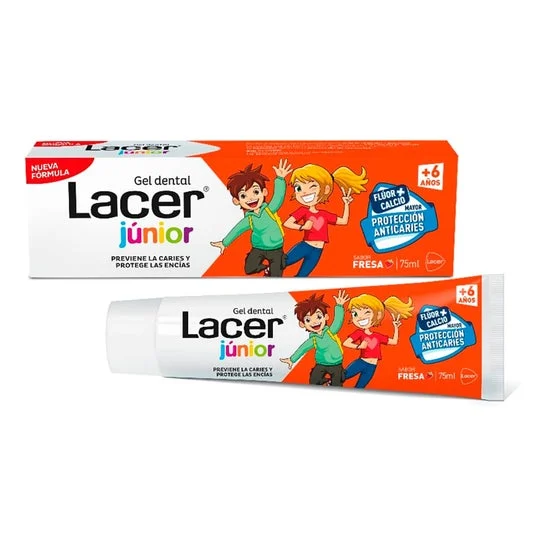 Lacer Junior Dentifricio Gel Fragola 75ml