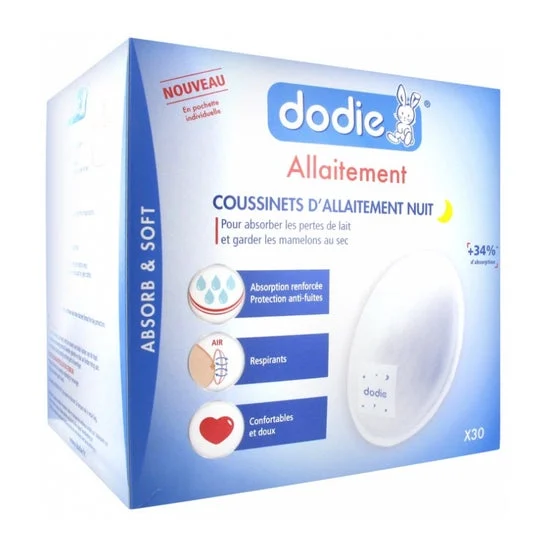 Cuscinetti per l'allattamento notturno Dodie 30 Pads