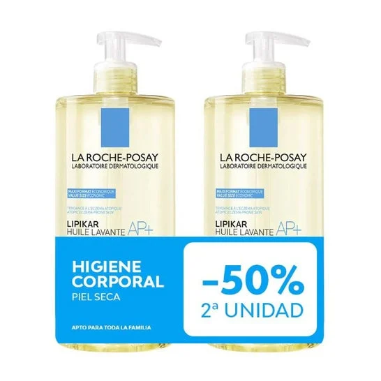 La Roche Posay Lipikar Ap+ Duplo Aceite Limpiador 2x1000 ml