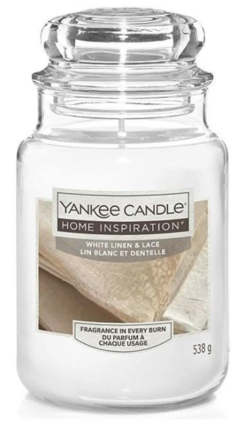 Yankee Candle Home Inspiration White Linen & Lace 538 g