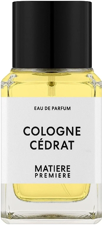 Matiere Premiere Cologne Cedrat