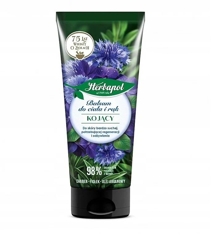 Balsamo per corpo e mani al fiordaliso e viola