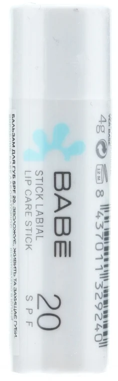 Balsamo labbra SPF 20