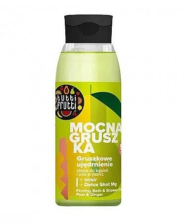 Olio doccia e bagno rassodante con pera e zenzero