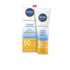 Nivea Sun Crema Solar Facial Control Brillos Fps50 40ml