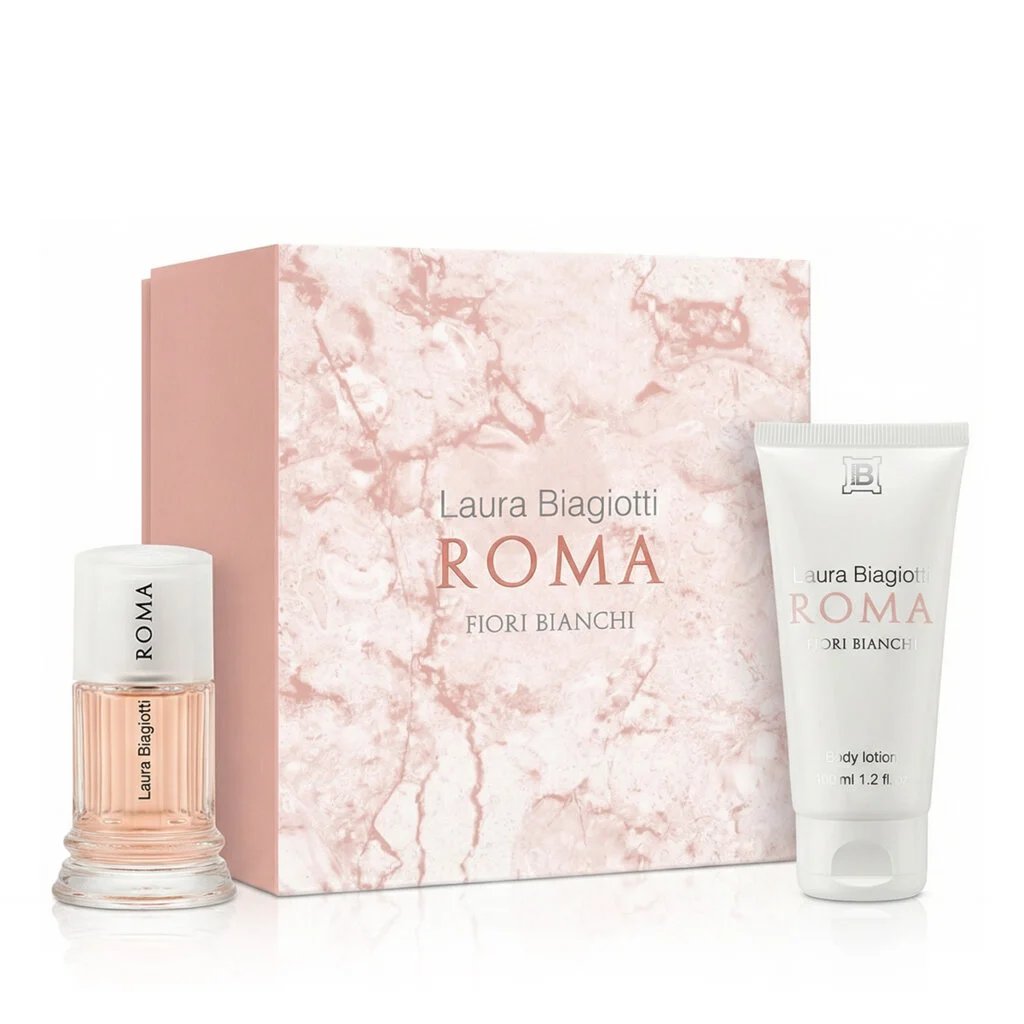 Laura Biagiotti Roma Fiori Bianchi EDT 25 ml + Latte corpo 50 ml