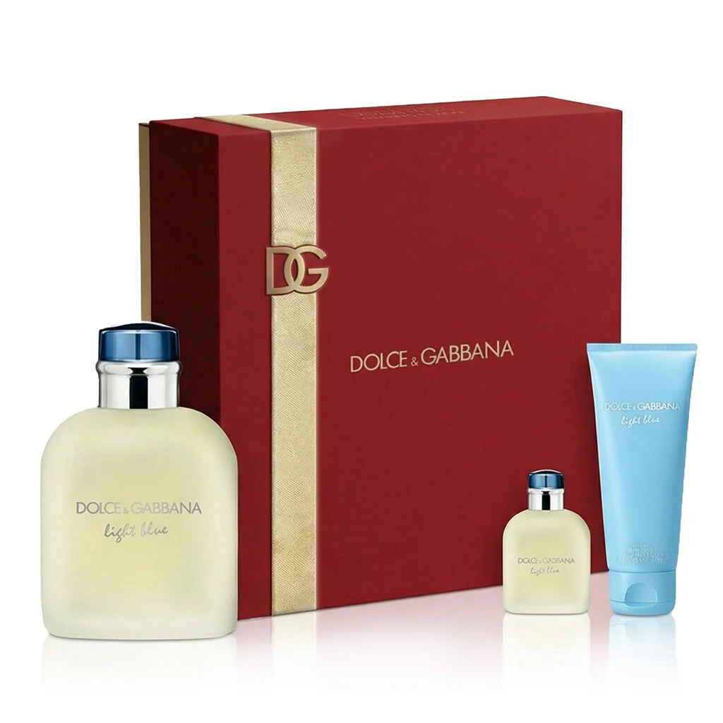 Dolce & Gabbana Light Blue pour Homme EDT 75 ml + EDT MINI 4,5 ml + gel doccia 50 ml