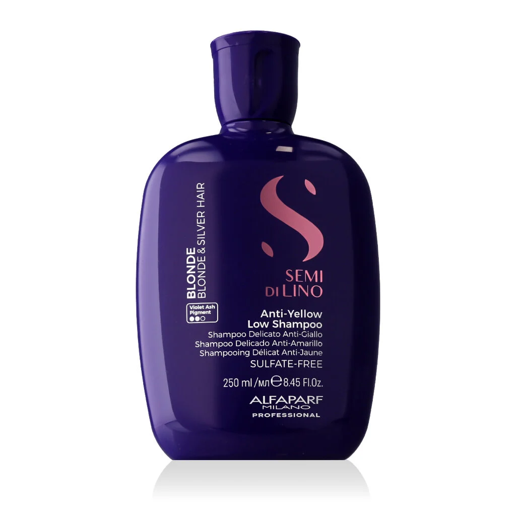 Alfaparf Milano Semi Di Lino Blonde Intense Anti-Yellow Low Shampoo 250 ml