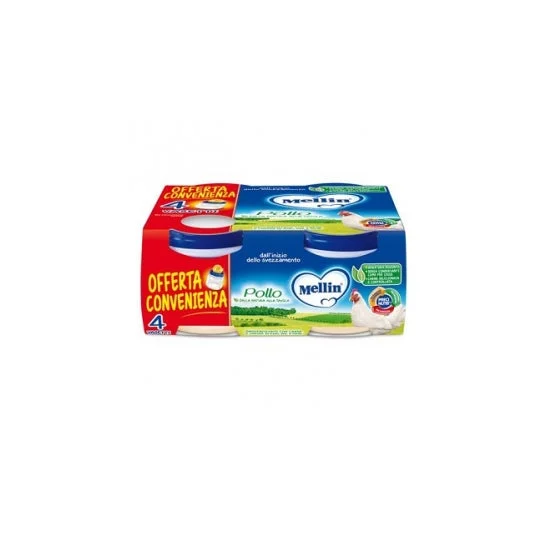 Mellin-Omo.Pollo 4X80G