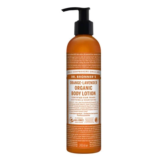 Dr. Bronner's Orange & Lavender Body Lotion 240ml